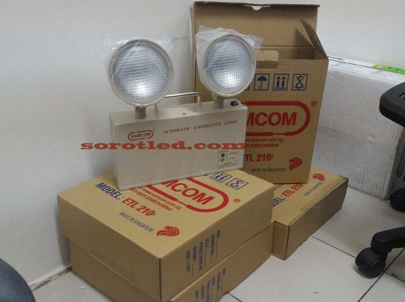 Lampu Emergency Halogen SAMCOM ETL210